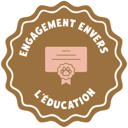 Badge Engagement envers l'éducation